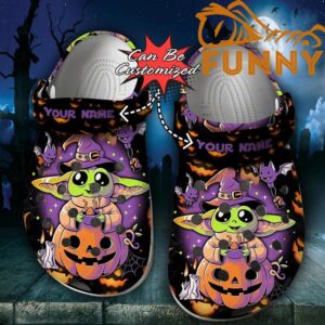 Personalized Baby Yoda Witch Pumpkin Crocs.jpg