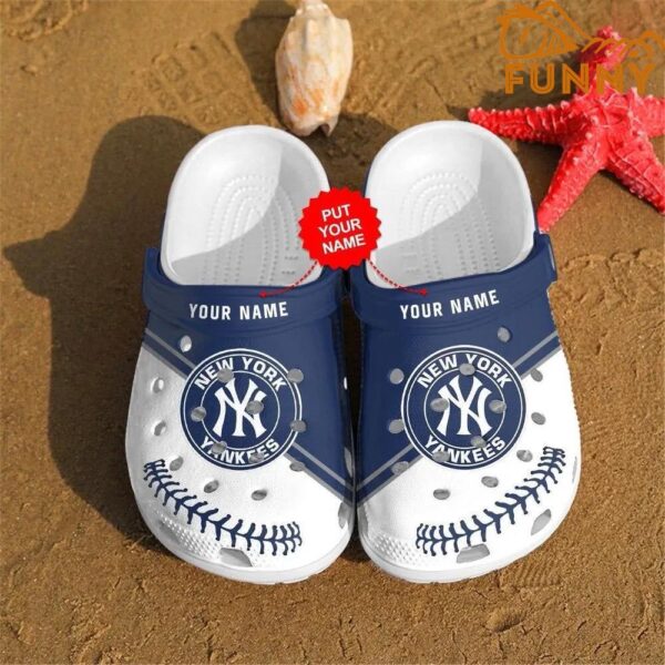 Personalized Baseball Crocs New York Yankees Crocs Crocband Clog for men