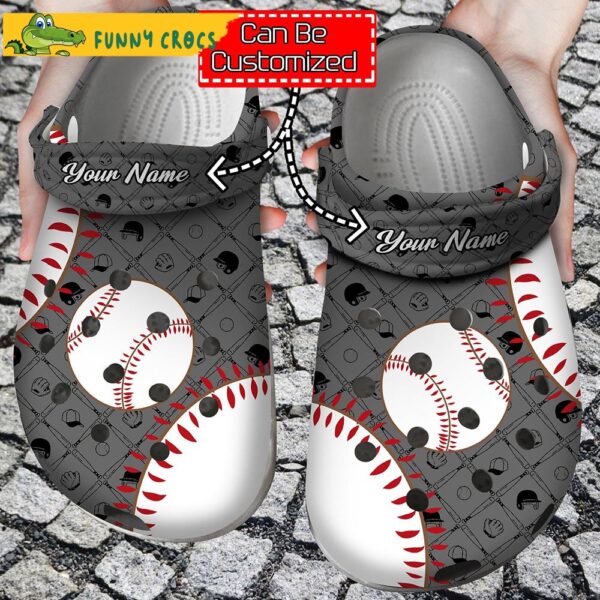 Personalized Baseball Pattern Crocs Clog Shoes Sport Crocs 1.jpg