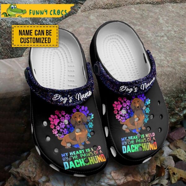 Personalized Beautiful Dachshund Crocs Slippers 1.jpg