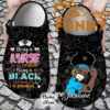 Personalized Black Woman Nurse Crocs Classic Clog 1.jpg