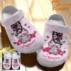 Personalized Breast Cancer Crocs Fairy Sugar Skull Pink Ribbon Crocs Clogs Crocband Shoes.jpg