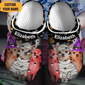 Personalized Chihuahua Dogs Cosplay Halloween Crocs.jpg