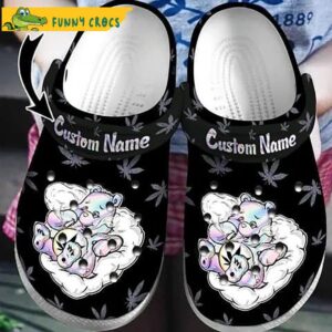 Personalized Dont Care Bear Weed Crocs Clog Shoes.jpg