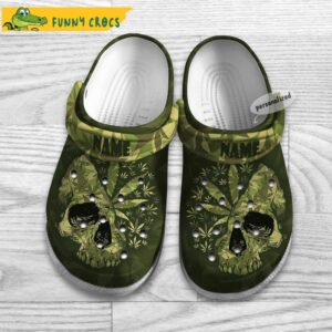 Personalized Green Skull Weed Cannabis Crocs.jpg