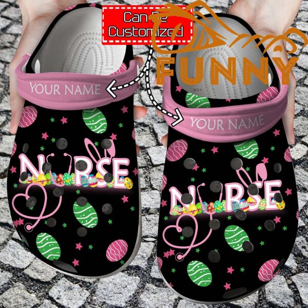 Personalized Happy Easter Nurse Crocs 1.jpg