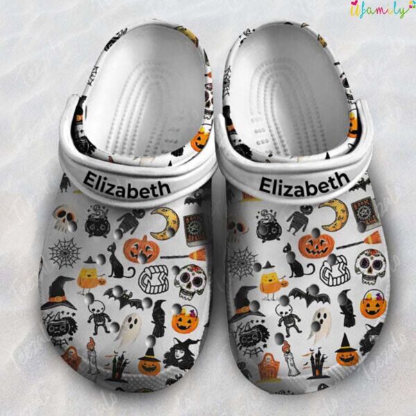 Personalized Happy Halloween Pattern Crocs.jpg