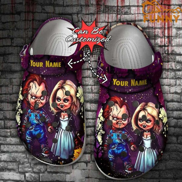 Personalized Horror Movie Characters Chucky and Wife Halloween Crocs.jpg