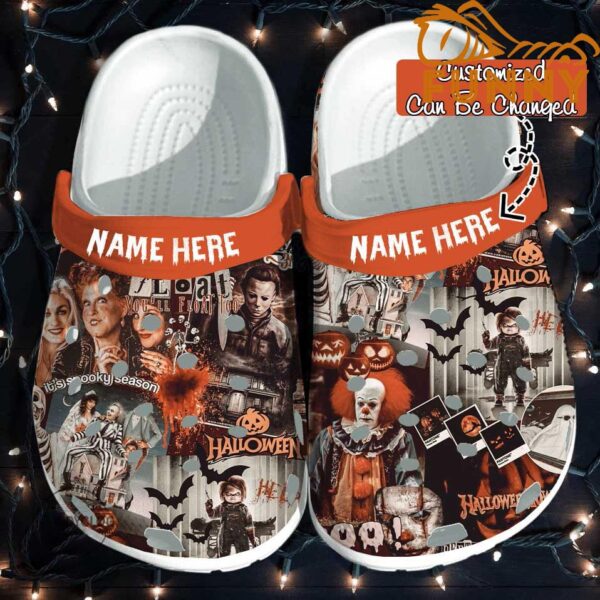 Personalized Horror Movie Spooky Season Halloween Crocs.jpg