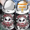 Personalized Jack Skellington Joker Face Why So Christmas Halloween Crocs.jpg