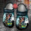 Personalized Las Vegas Raiders Horror Friends Van With Clown Retro Scary Movie Villains Halloween Crocs.jpg