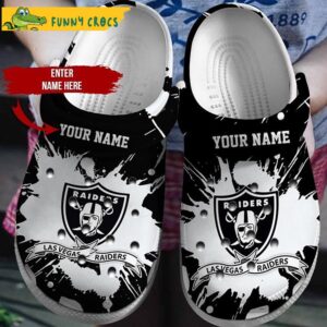 Personalized Las Vegas Raiders Ncaa Football Crocs Slippers.jpg