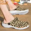 Personalized Leopard Fur Crocs Clog Shoes 2.jpg