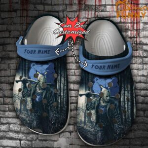 Personalized Memphis Grizzlies Friday the 13th Horror Halloween Crocs.jpg