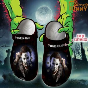 Personalized Michael Myers Face Halloween Crocs.jpg