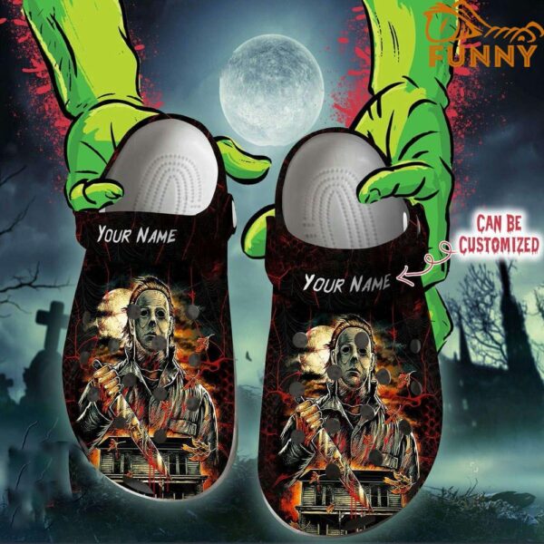 Personalized Michael Myers Horror Movie Character Halloween Crocs.jpg