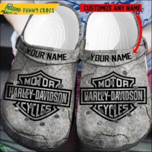 Personalized Motorcycles Harley Davidson Adults Crocs Clog Shoes 1.jpg