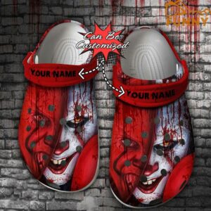 Personalized Pennywise Clown Face Halloween Crocs.jpg