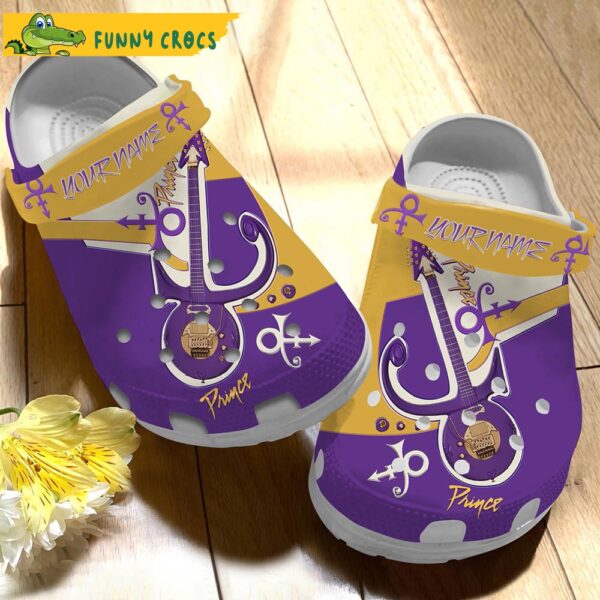 Personalized Princes Guitar Music Crocs Slippers 2.jpg