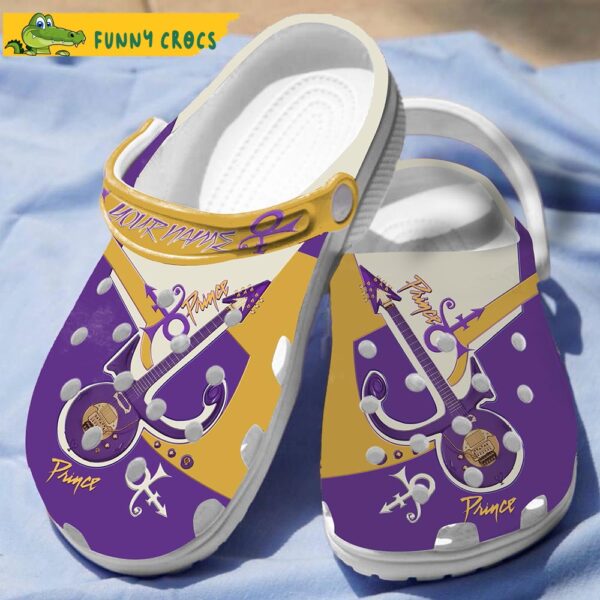 Personalized Princes Guitar Music Crocs Slippers 3.jpg