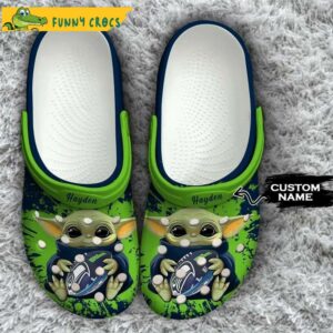 Personalized Seattle Seahawks Nfl Baby Yoda Crocs.jpg