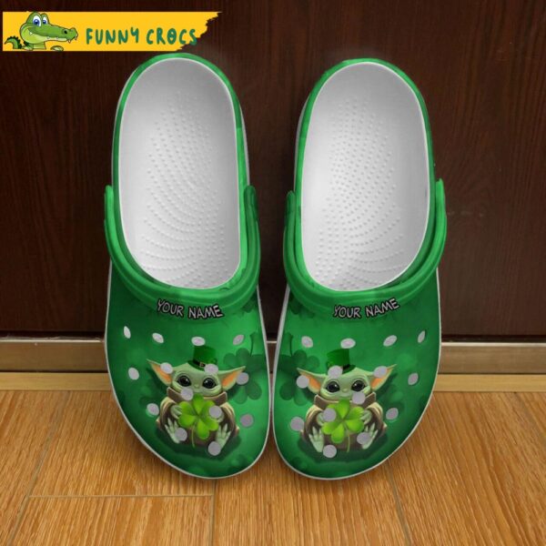 Personalized Shamrock Irish Baby Yoda Crocs.jpg