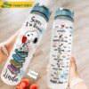 Personalized Sorry Im Booked Snoopy Water Bottle.jpg