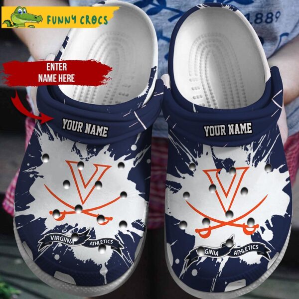 Personalized Virginia Athletics Ncaa Football Crocs.jpg