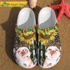 Pig Lady Sunflower Floral Crocs.jpg