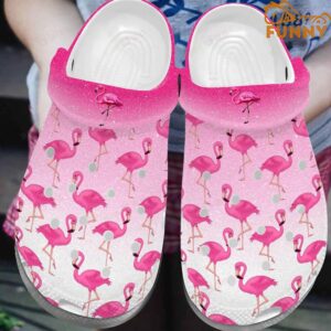 Pinky Flamingo Lovers Crocs 1.jpg