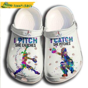 Pitch And Catch BaseBall Crocs Shoes Clogs 1.jpg