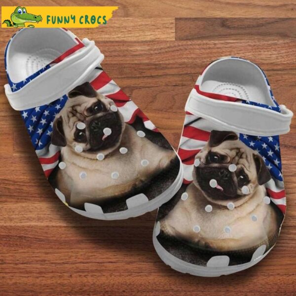 Pug Puppy American Flagg Happy Dog Crocs.jpg