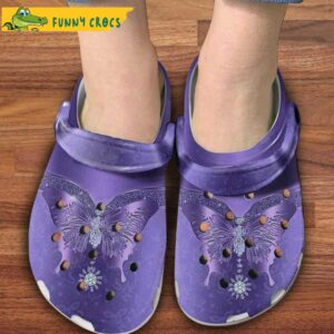 Purple Butterfly Pretty Light Weighting And Useful Design Crocs.jpg