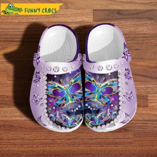 Purple Printeds Butterfly Crocs.jpg