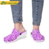 Purple Speckled Crocs Clog Shoes 2.jpg