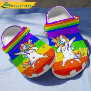 Rainbow Unicorn Crocs Clog Shoes 1.jpg