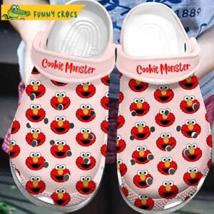 Red Cookie Monster Muppet Crocs 1.jpg