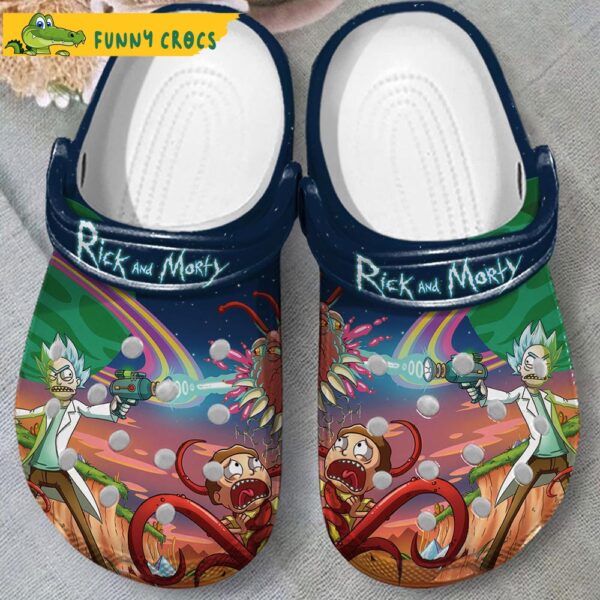 Rescue Alien Rick And Morty Crocs Clog Shoes 2.jpg