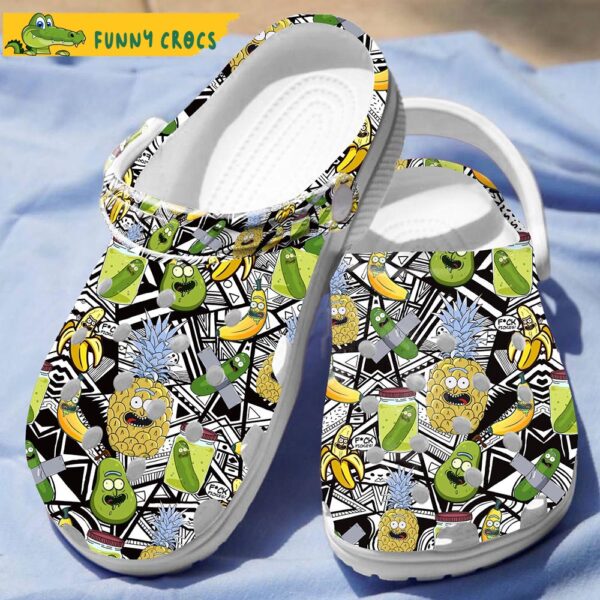 Rick And Morty Fruit Crocs Slippers 2.jpg