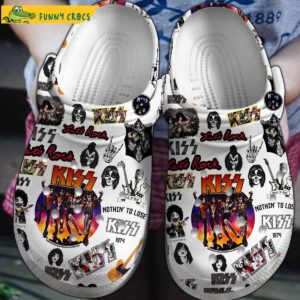 Rock Band Kiss White Crocs Clog Shoes 2.jpg