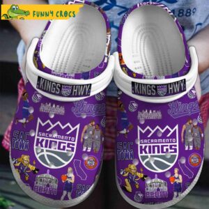 Sacramento Kings NBA Purple Crocs Clog Shoes 1.jpg