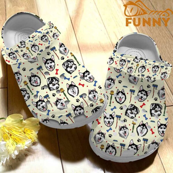 Siberian Husky Crocs Classic Clog 2.jpg