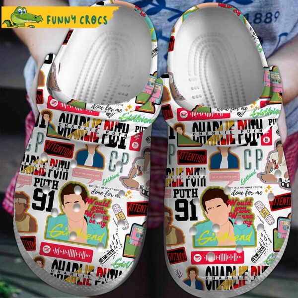 Singer Charlie Puth Music Crocs Clog Shoes 1.jpg