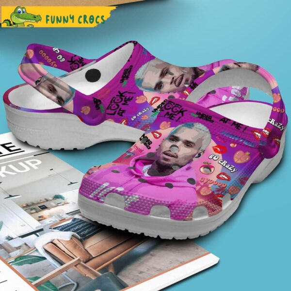 Singer Chris Brown Music Crocs Clog Shoes 1.jpg