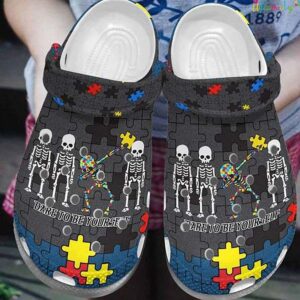 Skeleton Dare To Be Yourself Autism Puzzle Pieces Crocs.jpg