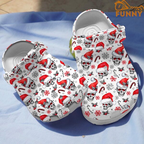 Skull Pattern Christmas Crocs 1.jpg