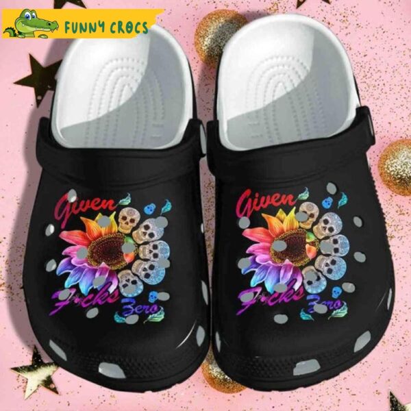 Skull Tattoo Sunflower Hippie Tattoo Women Hippie Crocs Clog Shoes 1.jpg