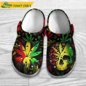 Skull Weed Cannabis Crocs Clog Shoes.jpg