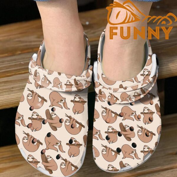 Sloth Animal Crocs Clog Shoes 4.jpg