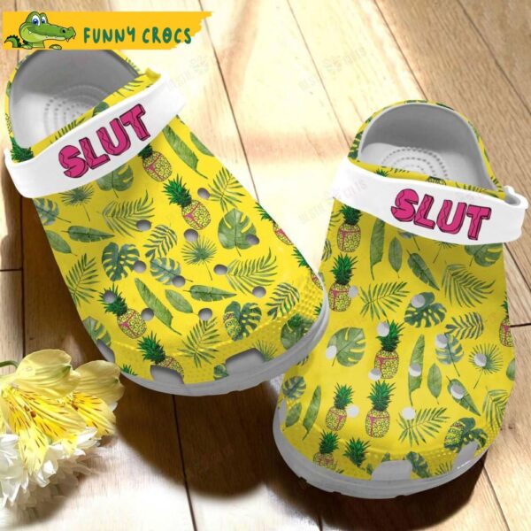 Slutty Pineapple Classic Crocs Clog Shoes 1.jpg